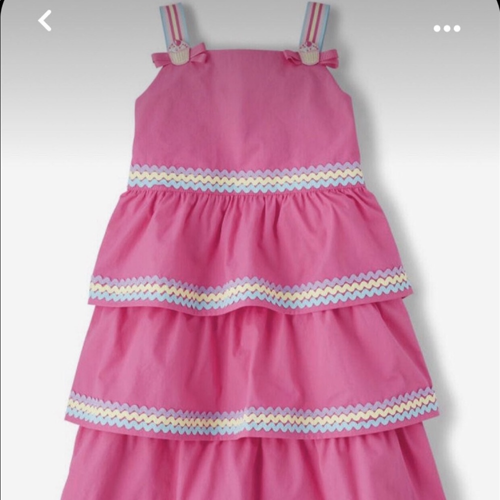 NWT Gymboree Girls Tiered Dress - Hello Cupcake 2T
